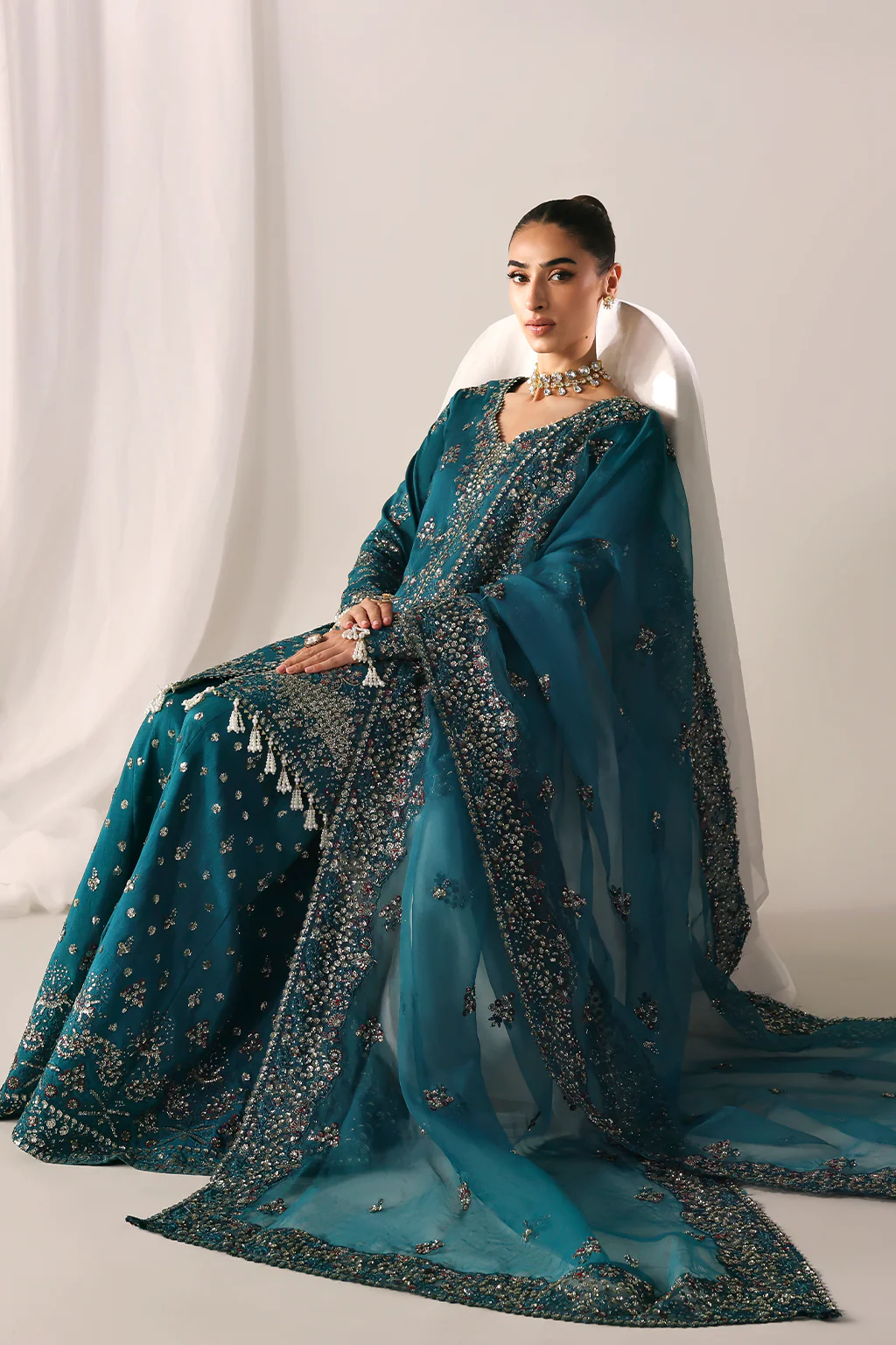 Emaan Adeel Serein Luxe Silk Formals – MOONLIT NIGHT - Image 4