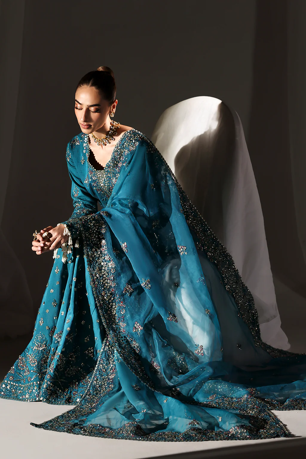 Emaan Adeel Serein Luxe Silk Formals – MOONLIT NIGHT - Image 5