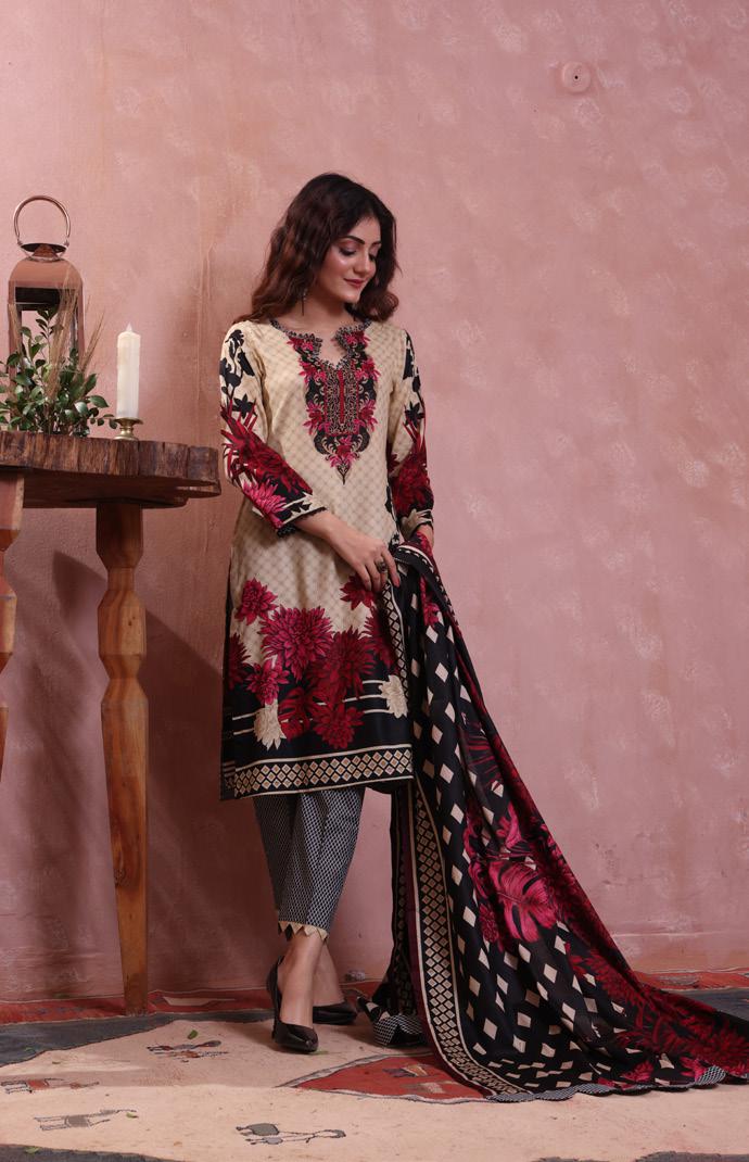 Erum Misha Printed Lawn Collection Vol-1 2023 – D-2 - Image 7