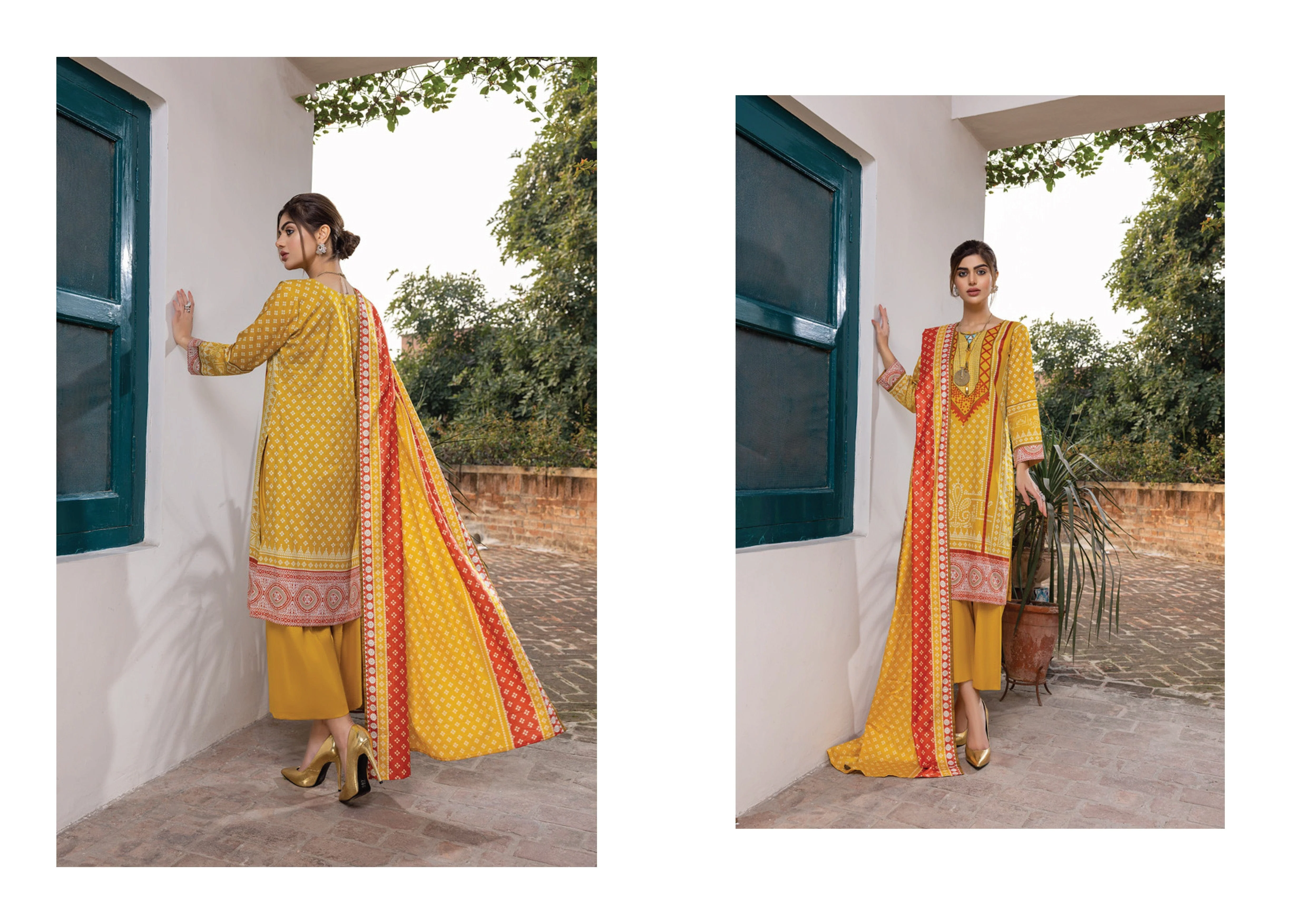 Erum Misha Printed Lawn Collection Vol-2 – EMLV2-10 - Image 4