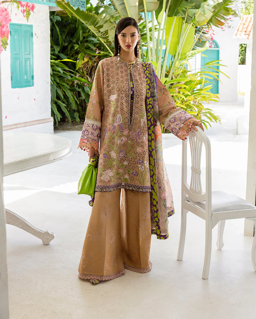 Esmel Mon Tresor Luxury Lawn – Hakuna Ma Coffee - Image 2