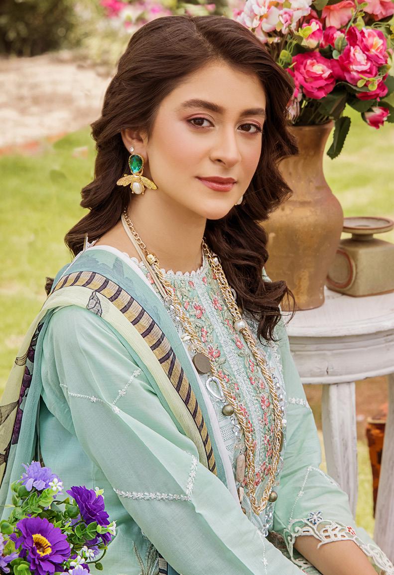 Etoiles Embroidered Lawn Collection – DN-01 - Image 2