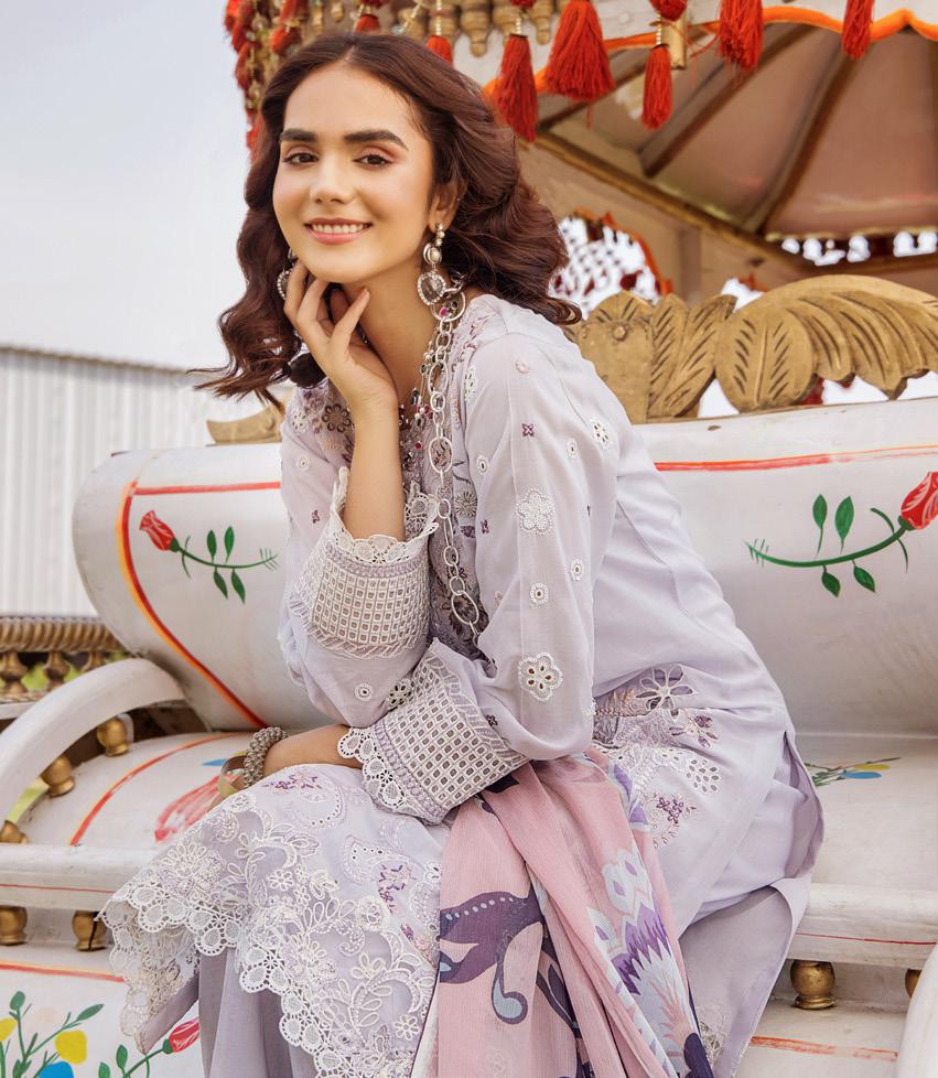 Etoiles Embroidered Lawn Collection – DN-16 - Image 2