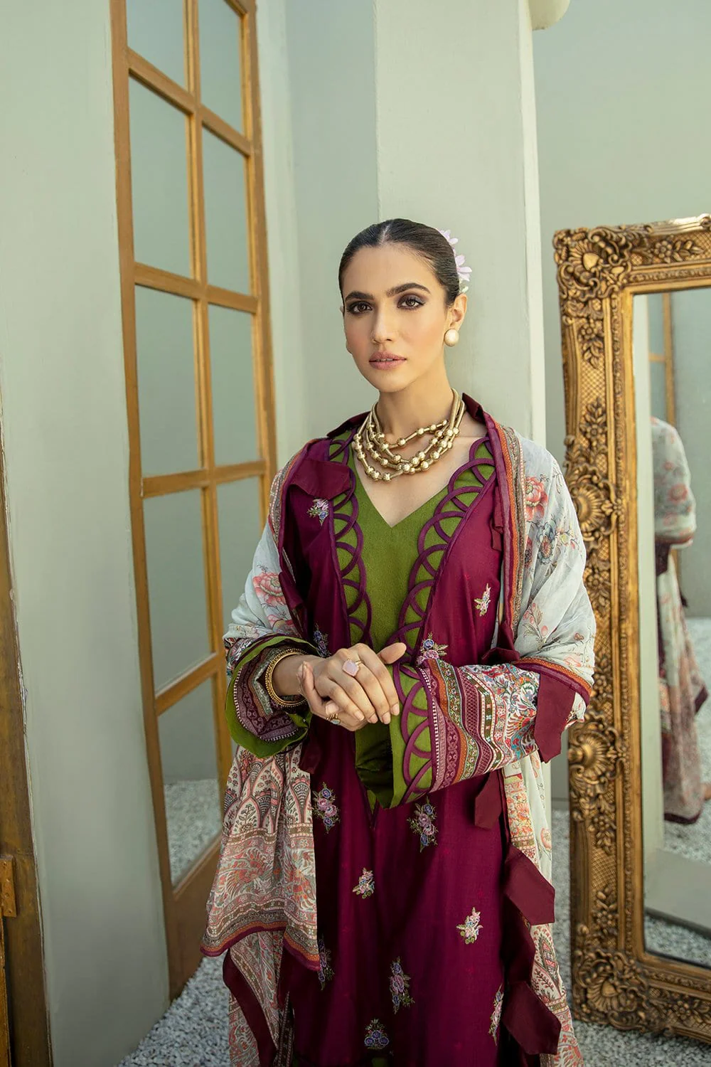 Faixa Faixal X Ittehad · Naazaan Lawn Collection – FF-NZ-03 - Image 3