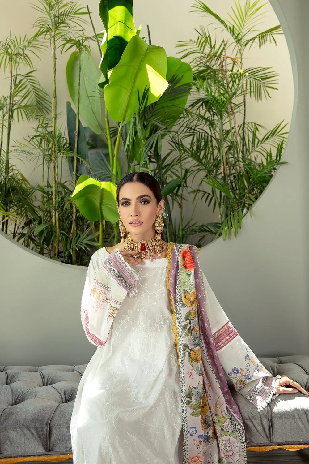 Faixa Faixal X Ittehad · Naazaan Lawn Collection – FF-NZ-06 - Image 3