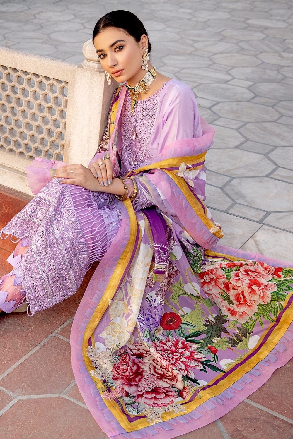 Faixa Faixal X Ittehad · Noor Jahan Lawn Collection – FF-NJ11-ZEBA