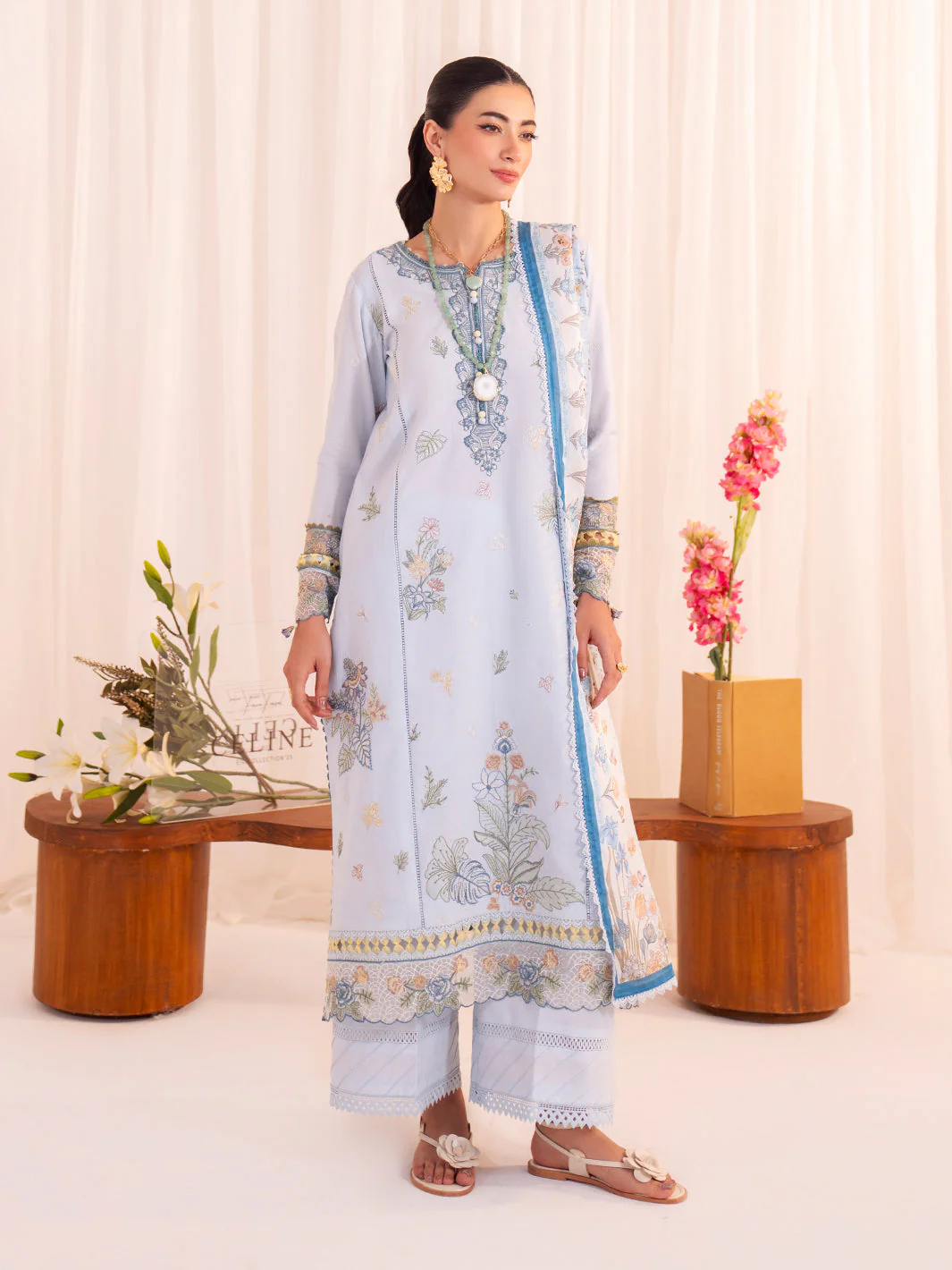 Faiza Faisal Celine Lawn – ROMY