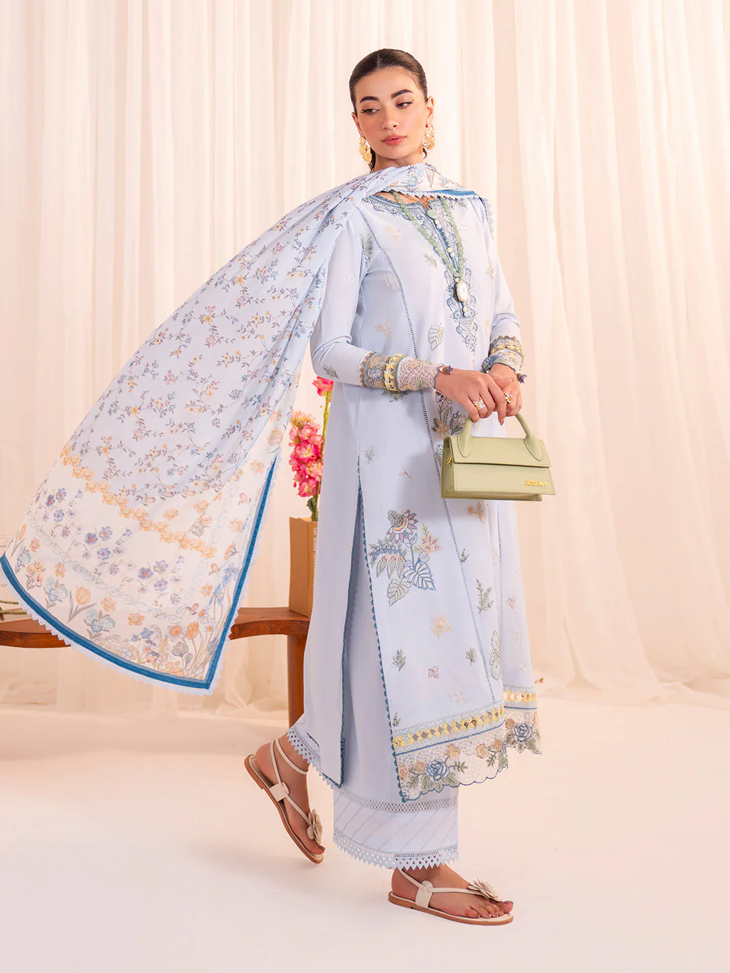 Faiza Faisal Celine Lawn – ROMY - Image 2