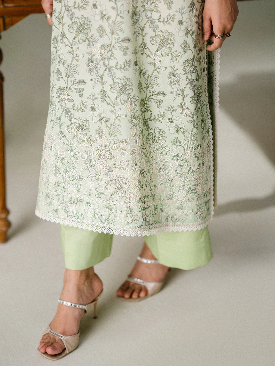 Faiza Faisal FNP Lawn Prints – SAGE WHISPER - Image 8