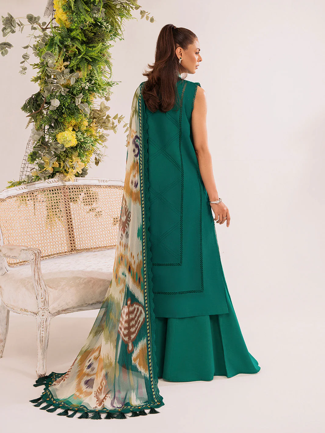 Faiza Faisal French Garden Lawn Collection – Emerald Dream - Image 8