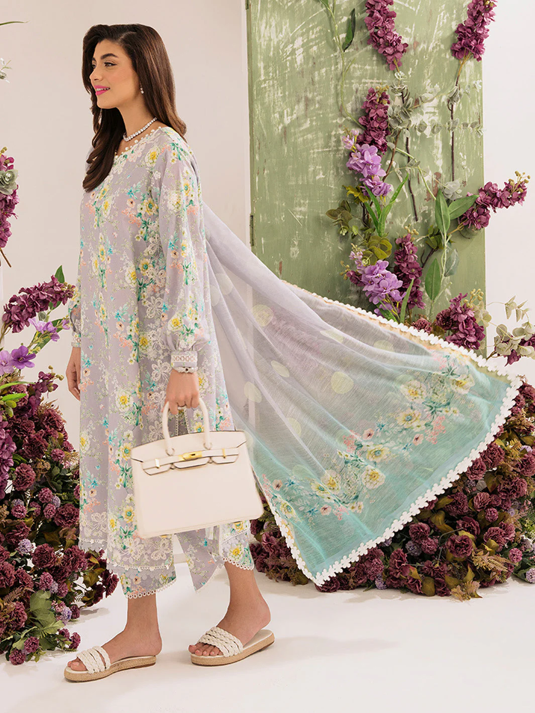 Faiza Faisal French Garden Lawn Collection – Lily - Image 4