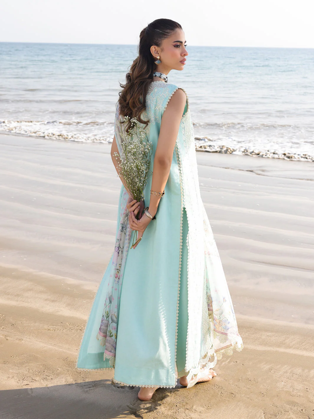 Faiza Faisal Marine Luxury Lawn – AINE - Image 3