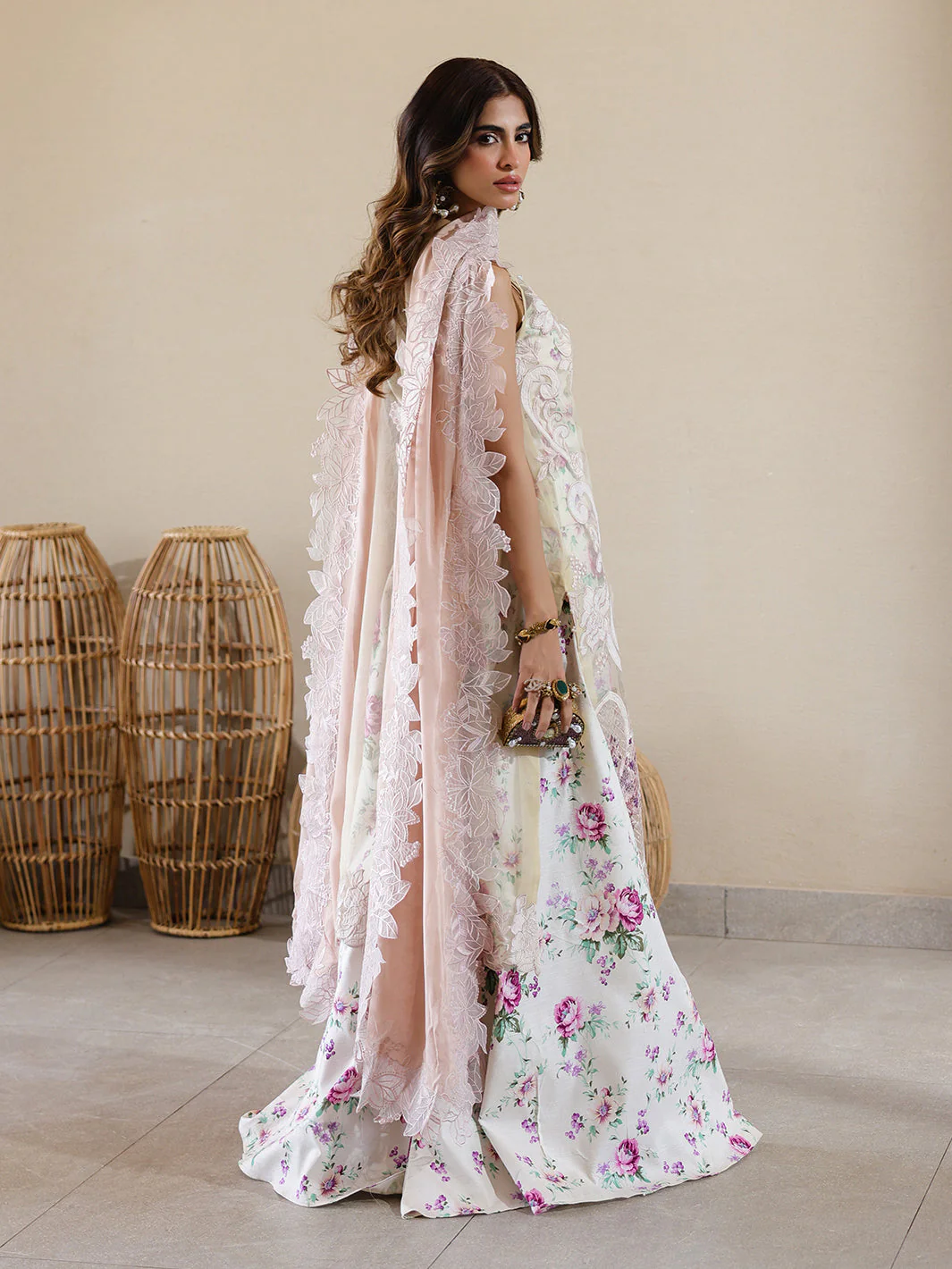 Faiza Faisal Marine Luxury Lawn – ELISHA - Image 4