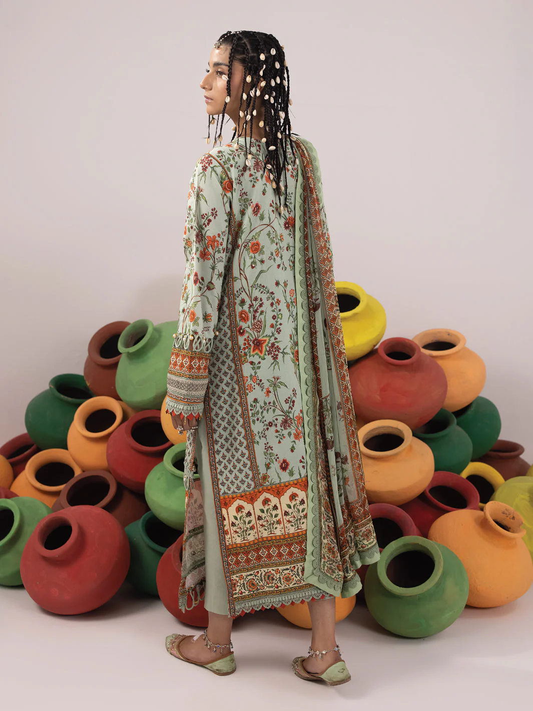 Faiza Faisal Rangeeli Spring/Summer Lawn – Chambeli - Image 4