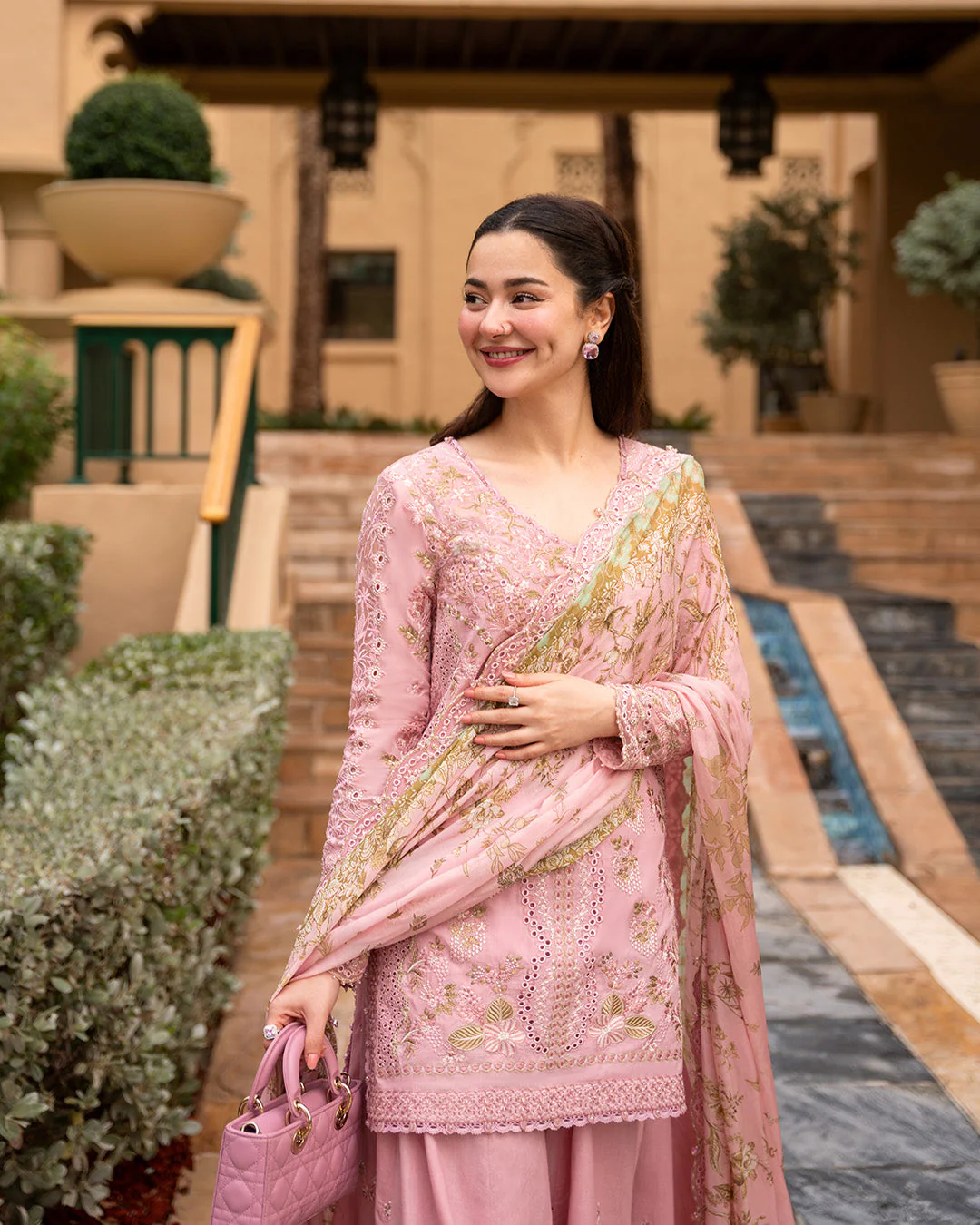 Faiza Saqlain Aya Eid Luxury Lawn – Asja - Image 3