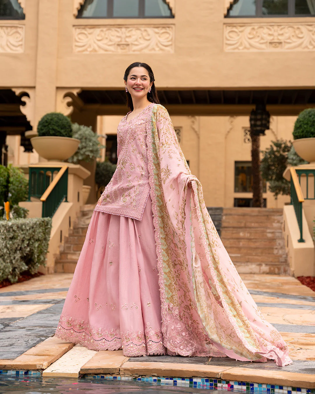 Faiza Saqlain Aya Eid Luxury Lawn – Asja - Image 4