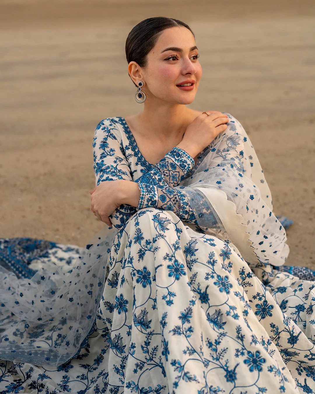 Faiza Saqlain Aya Eid Luxury Lawn – Jehona - Image 7
