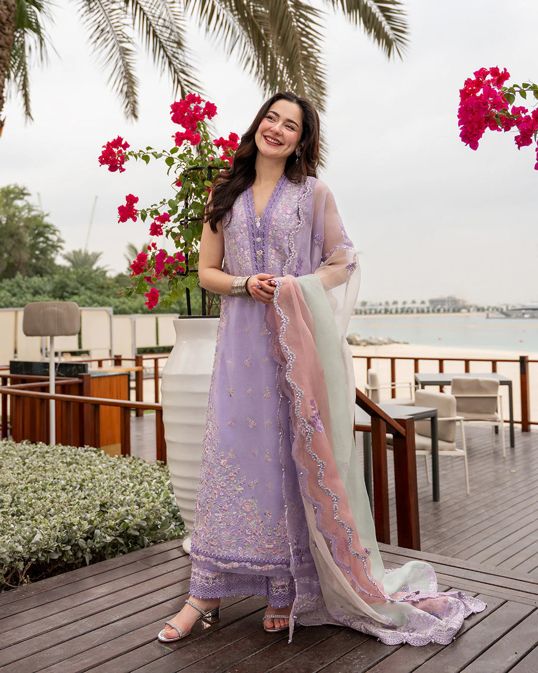 Faiza Saqlain Aya Eid Luxury Lawn – Suela - Image 3