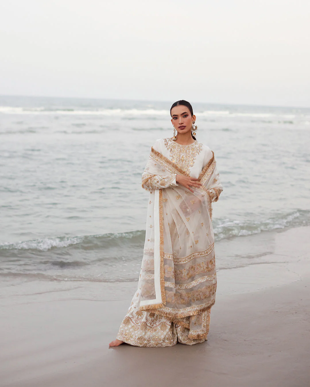 Faiza Saqlain Liliana x Palak Tiwari Luxury Lawn Collection 2024 – Mirhana - Image 4