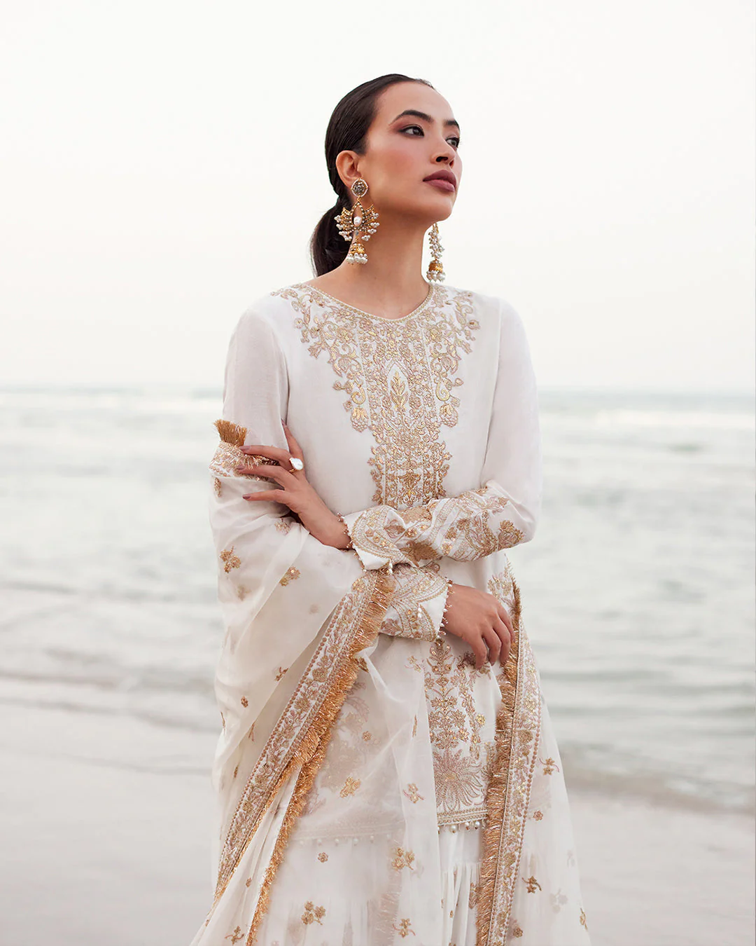 Faiza Saqlain Liliana x Palak Tiwari Luxury Lawn Collection 2024 – Mirhana - Image 7