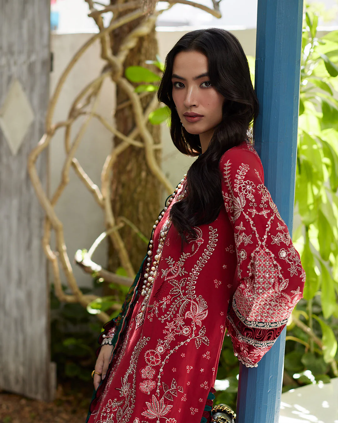 Faiza Saqlain Liliana x Palak Tiwari Luxury Lawn Collection 2024 – Sivana - Image 7