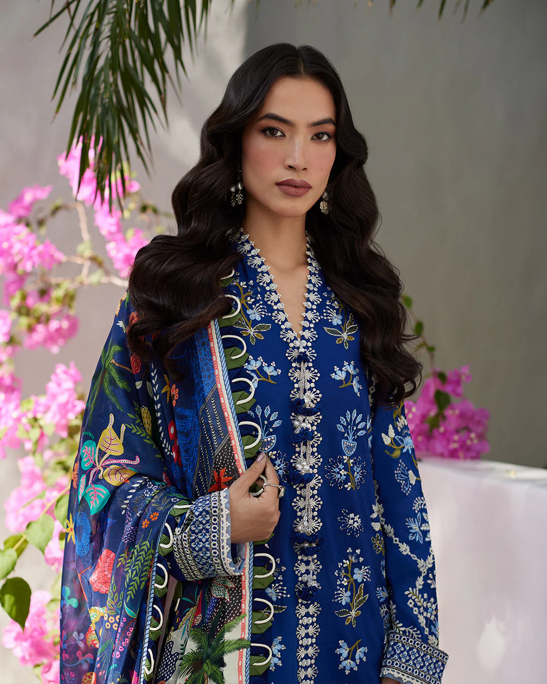 Faiza Saqlain Liliana x Palak Tiwari Luxury Lawn Collection 2024 – Veira - Image 4