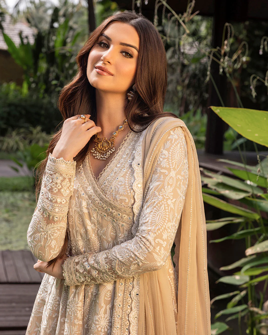 Faiza Saqlain Zinnia Luxury Lawn – Ilima - Image 3