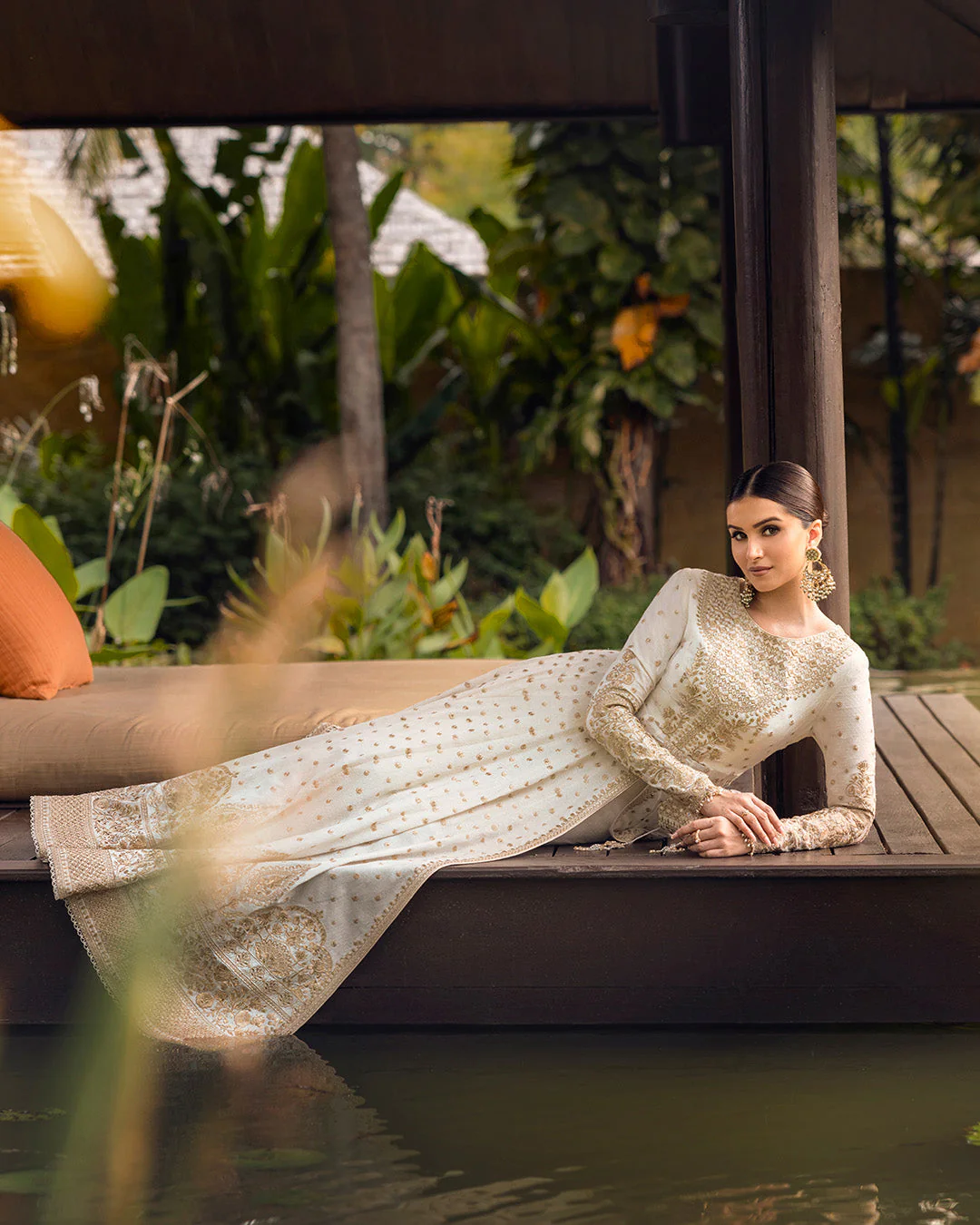 Faiza Saqlain Zinnia Luxury Lawn – Lily - Image 6