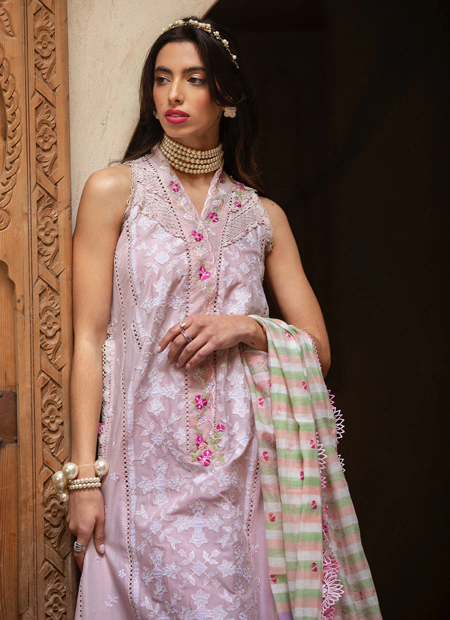 Farah Talib Aziz Luxury Lawn Collection – SETTI BLUSH - Image 2