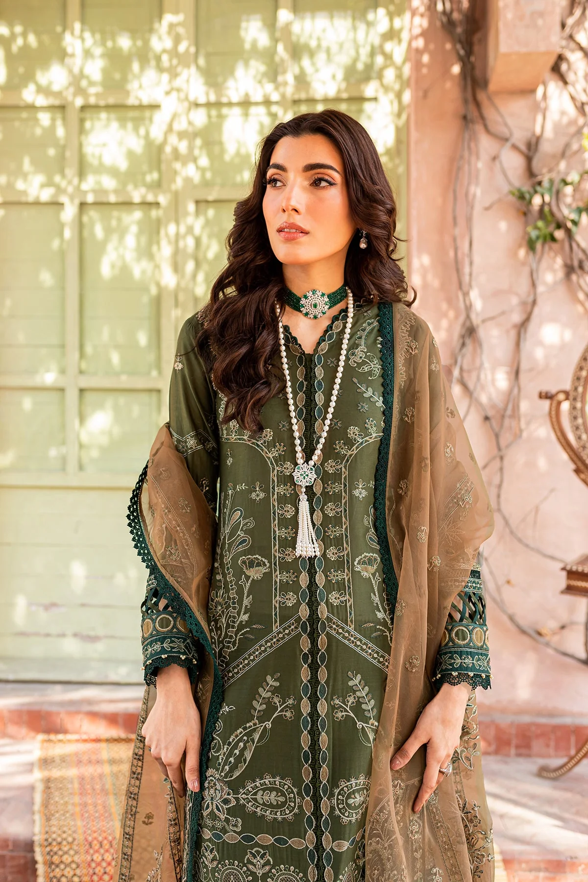 Farasha Bahaar Eid Festive Lawn Collection – Mehak - Image 4