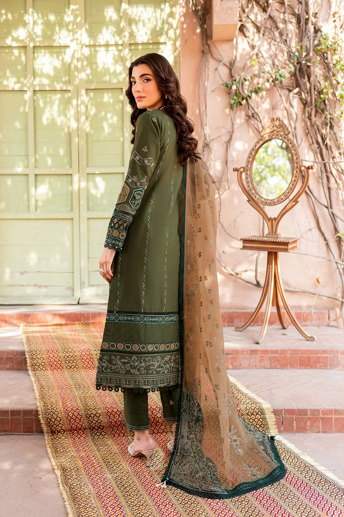 Farasha Bahaar Eid Festive Lawn Collection – Mehak - Image 5