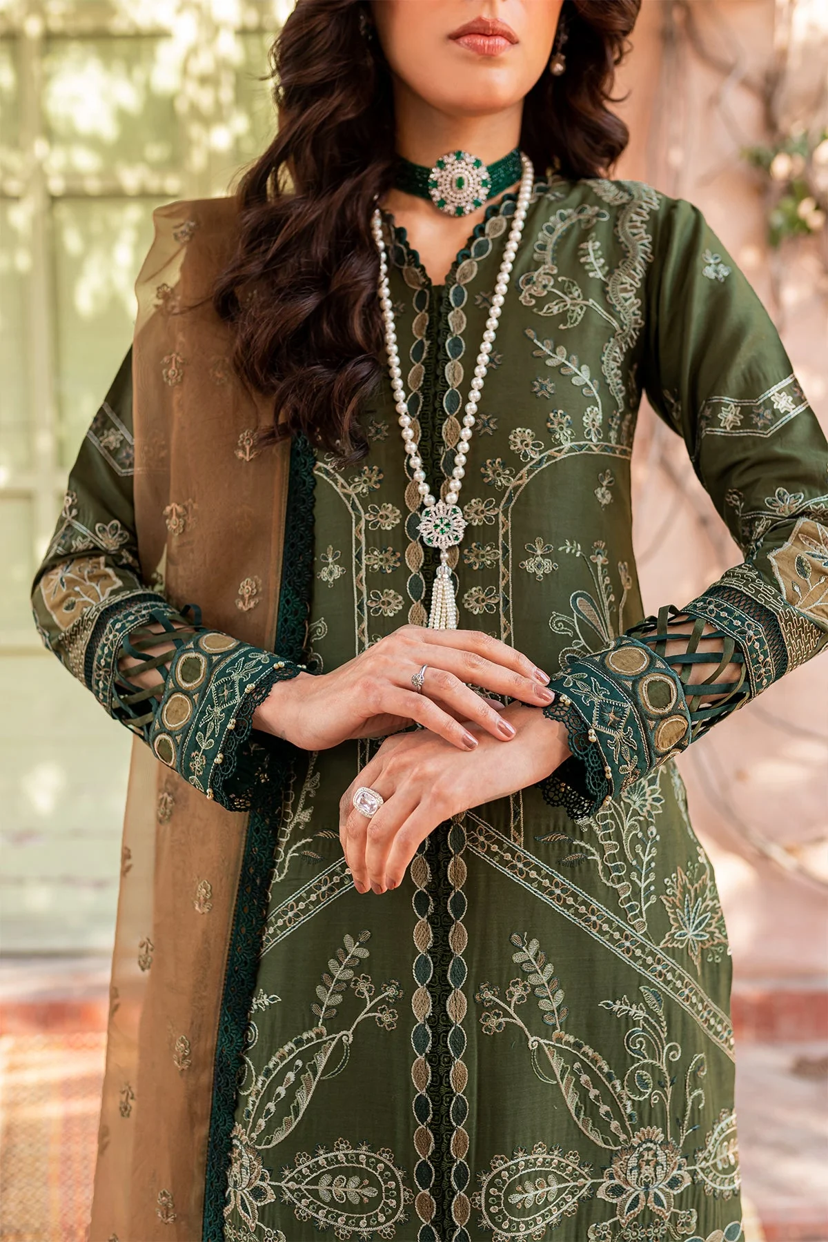 Farasha Bahaar Eid Festive Lawn Collection – Mehak - Image 7