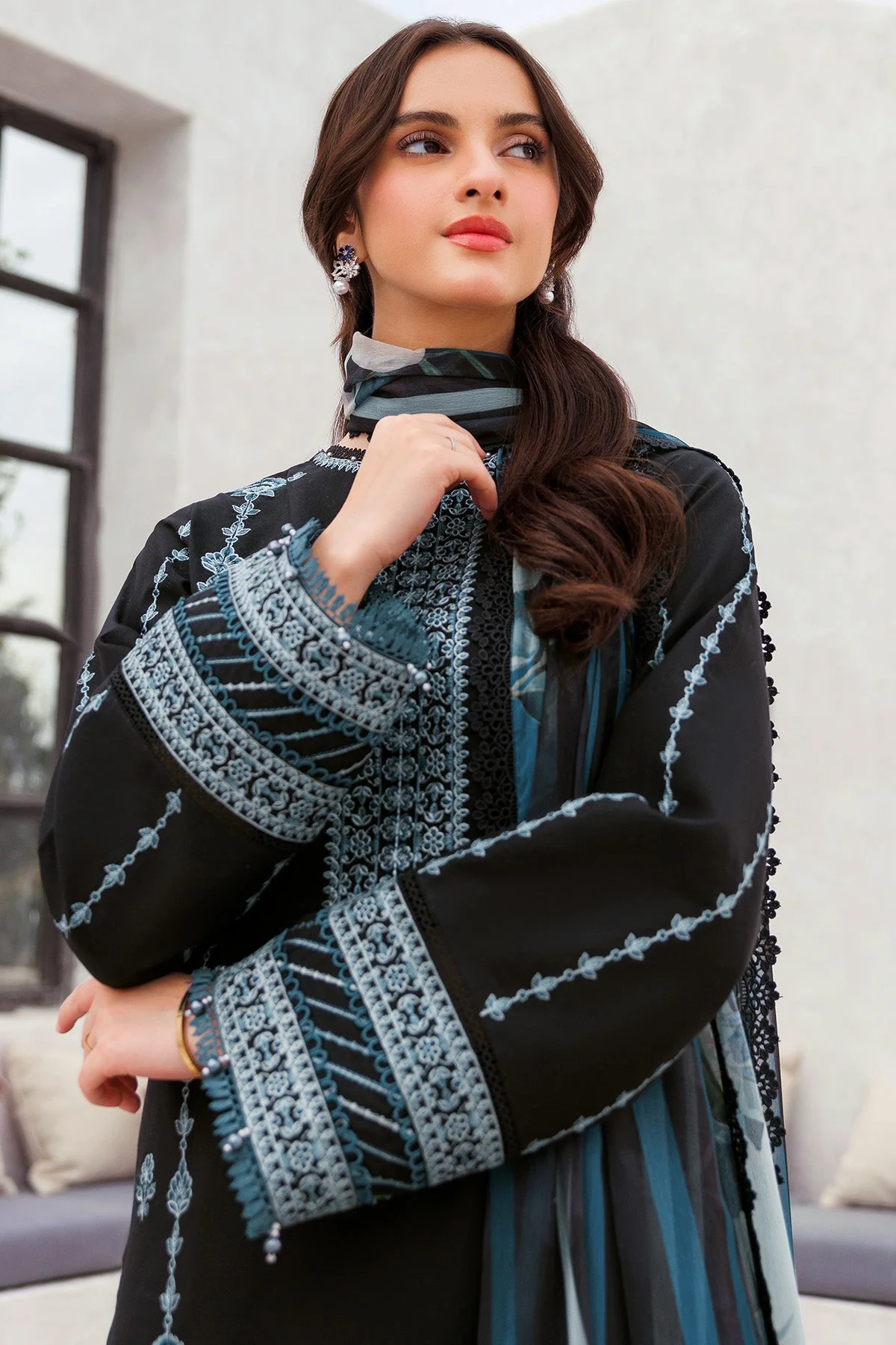 Farasha Bahar Spring/Summer Lawn – Opal Mirage - Image 6