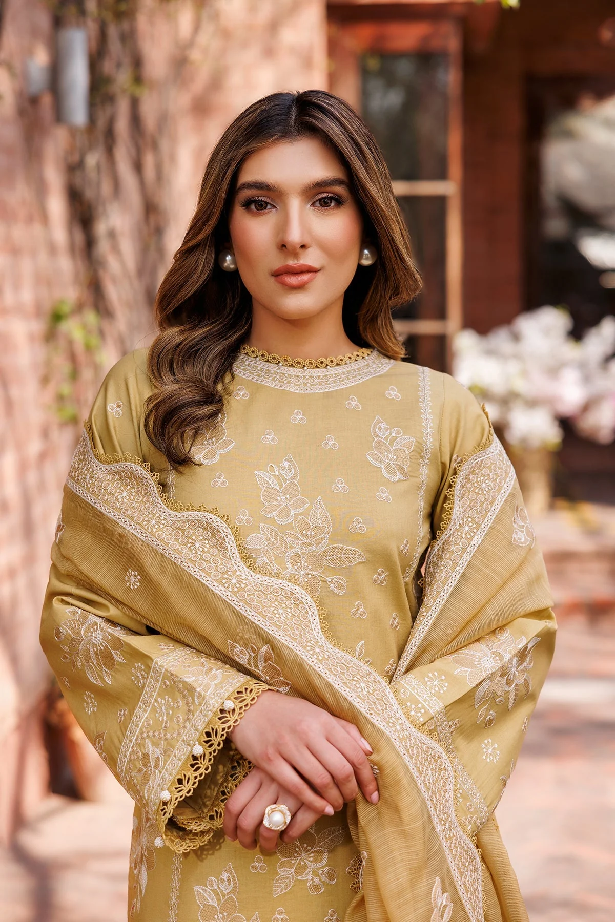 Farasha Dastoor Embroidered Lawn Collection – Tuscany Dream - Image 5