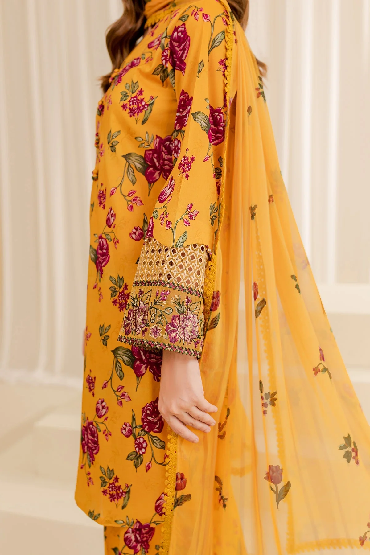 Farasha Embroidered Essentials Lawn Collection 2024 – Summer Sorbet - Image 4