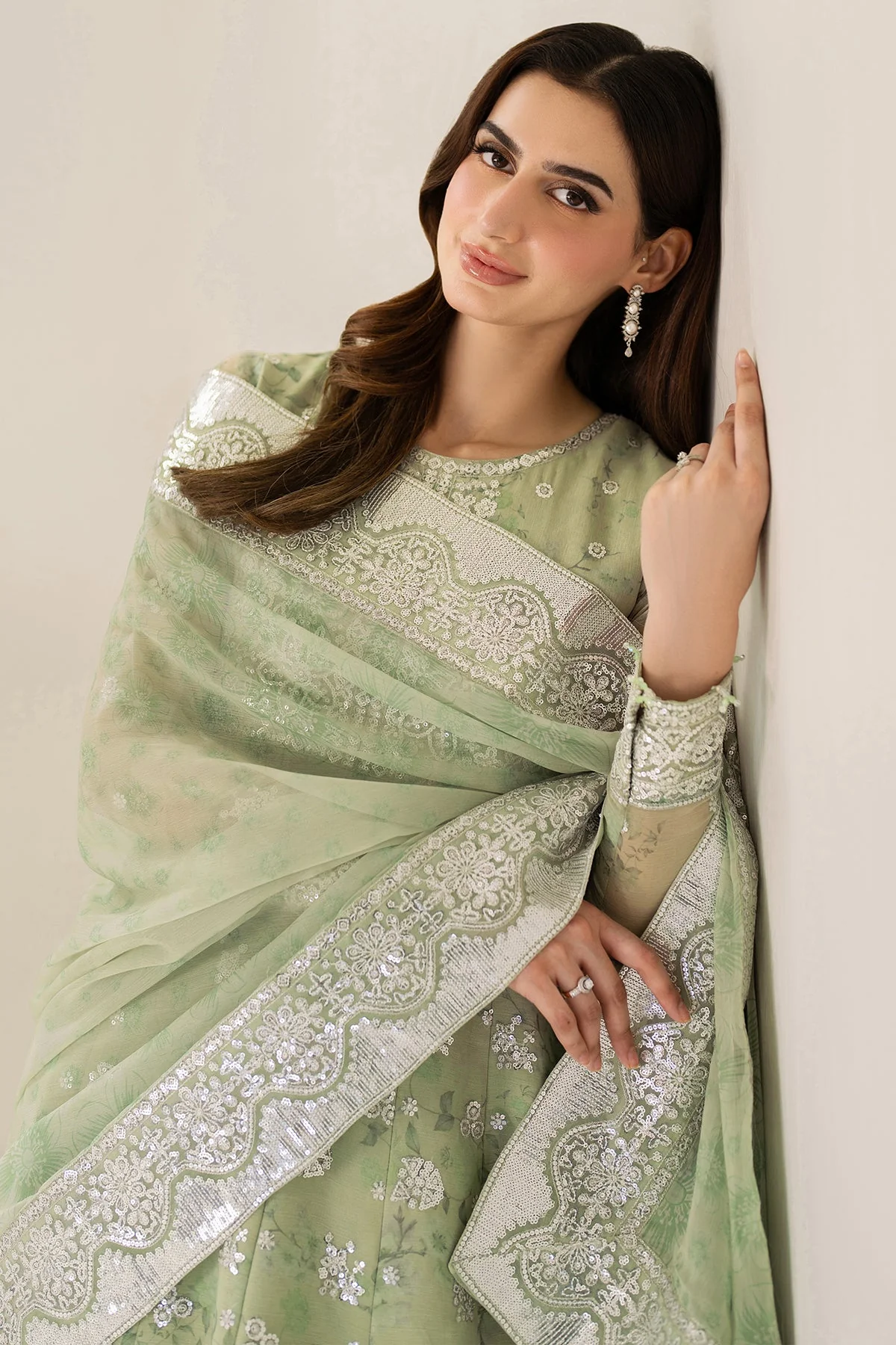Farasha Fiorella Luxury Formals – Sage Sparkle - Image 3