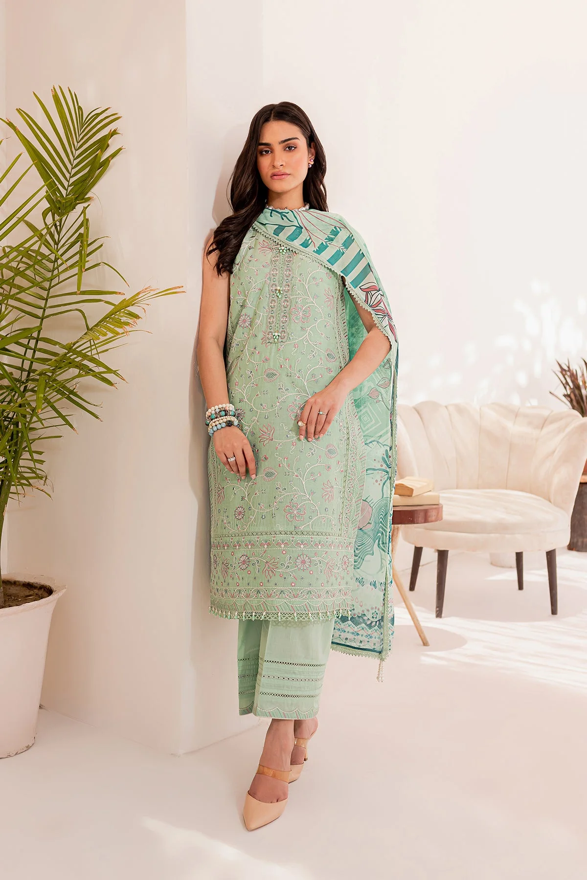 Farasha Mehak Festive Lawn Collection – Eden Bloom - Image 2