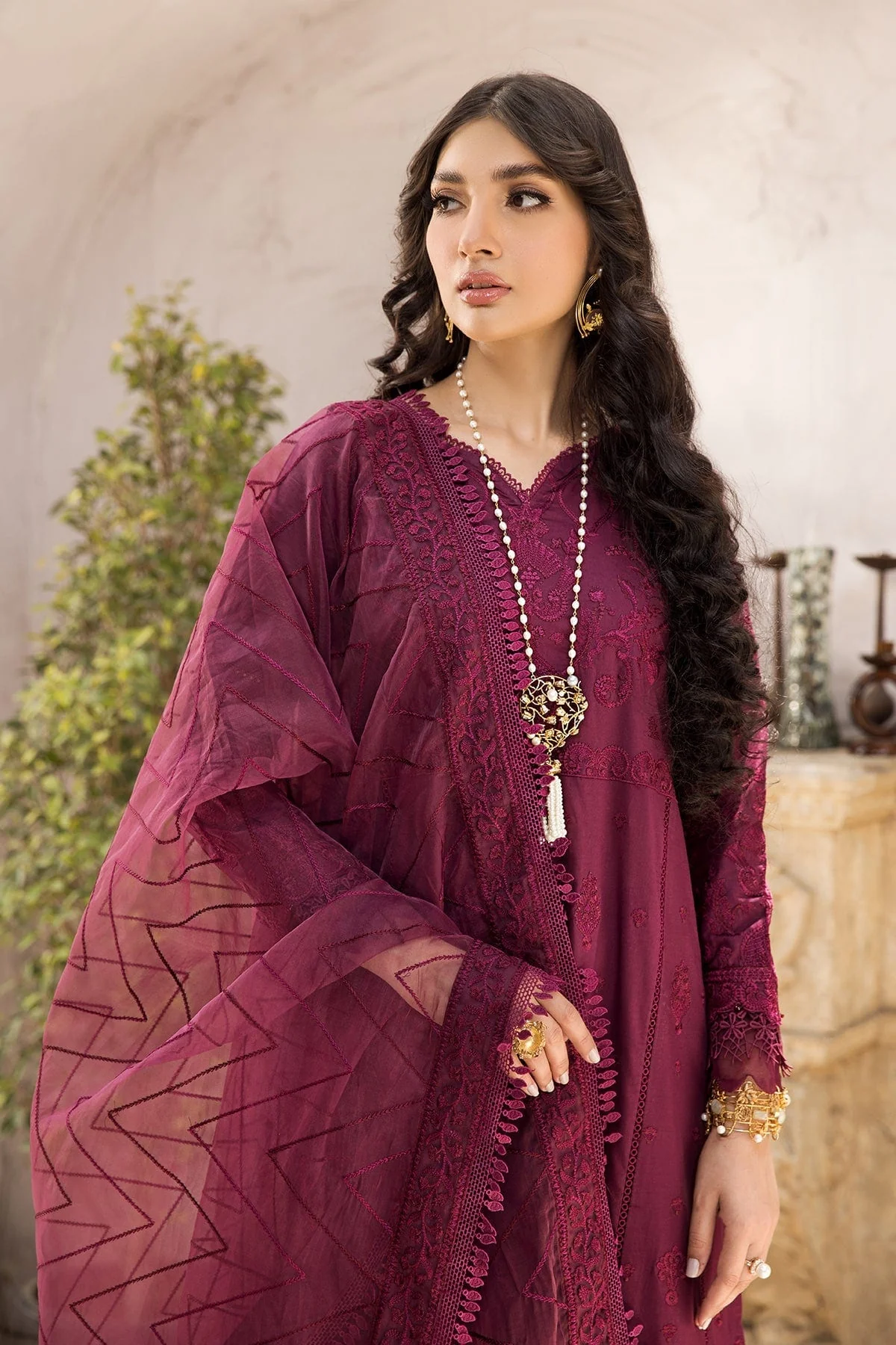 Farasha Meharmaa Festive Lawn Collection 2022 – Azal - Image 2