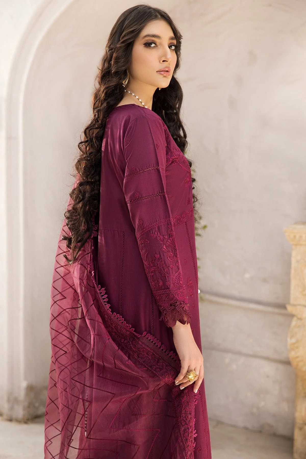 Farasha Meharmaa Festive Lawn Collection 2022 – Azal - Image 3