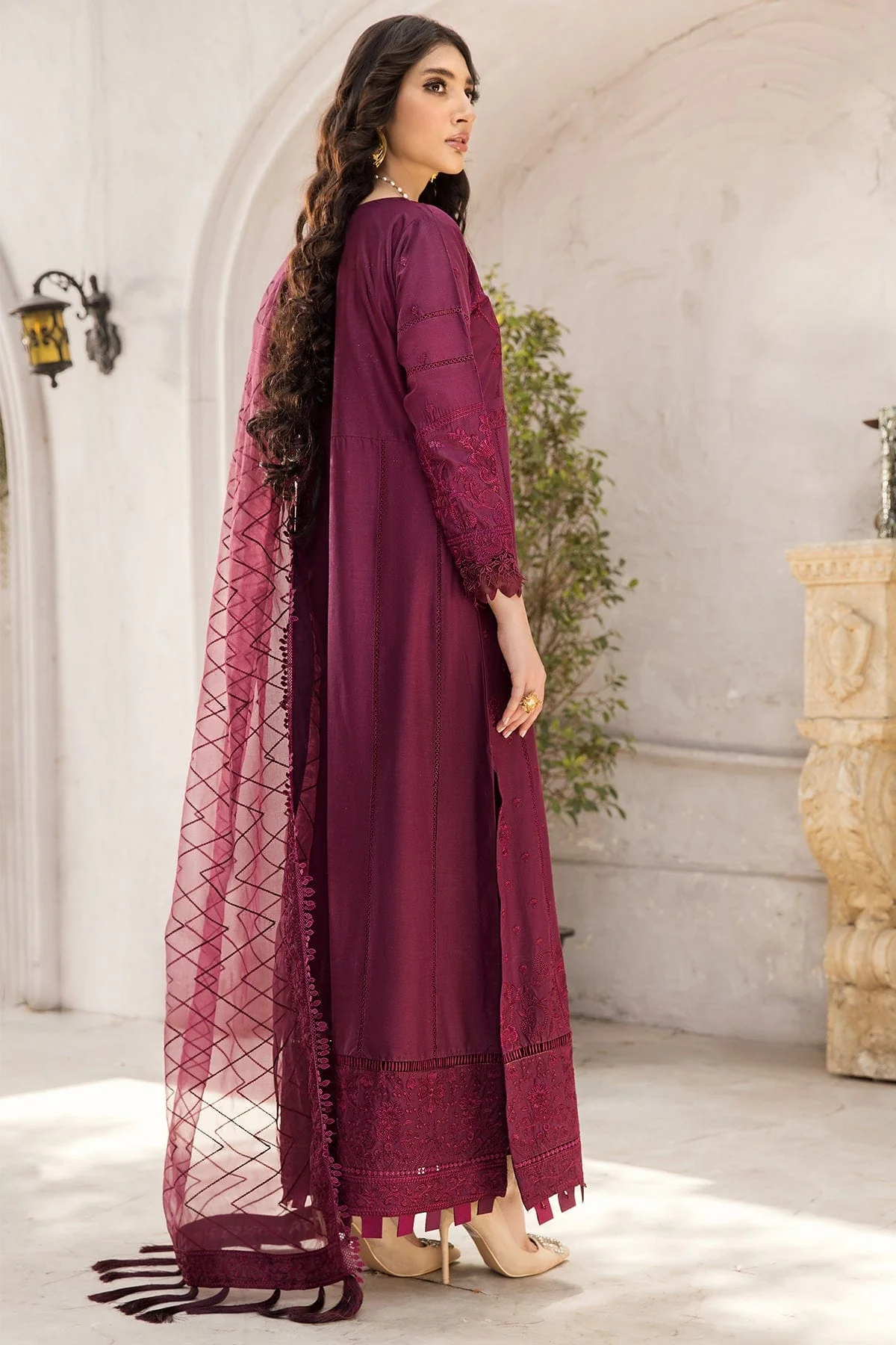 Farasha Meharmaa Festive Lawn Collection 2022 – Azal - Image 4