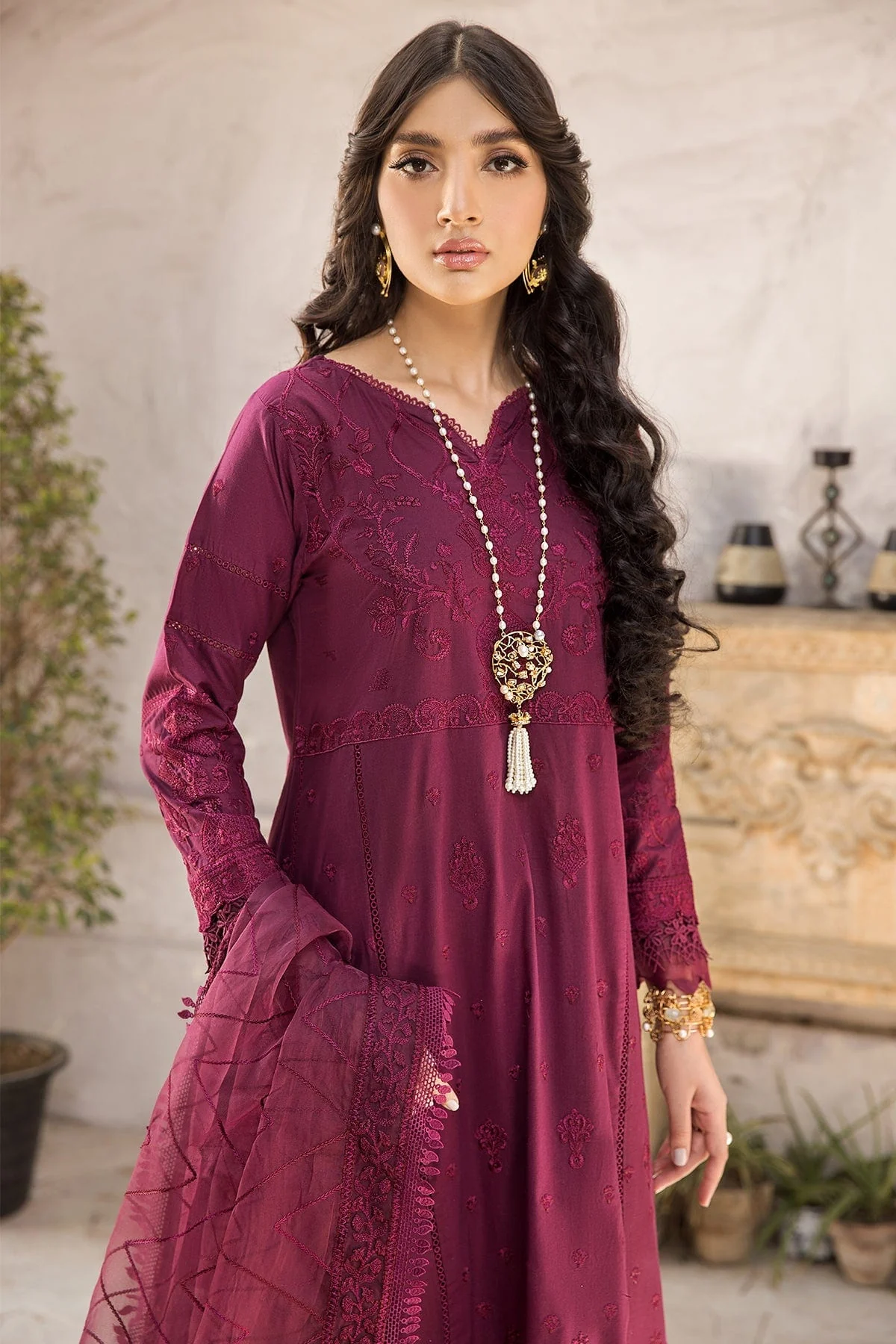 Farasha Meharmaa Festive Lawn Collection 2022 – Azal - Image 5