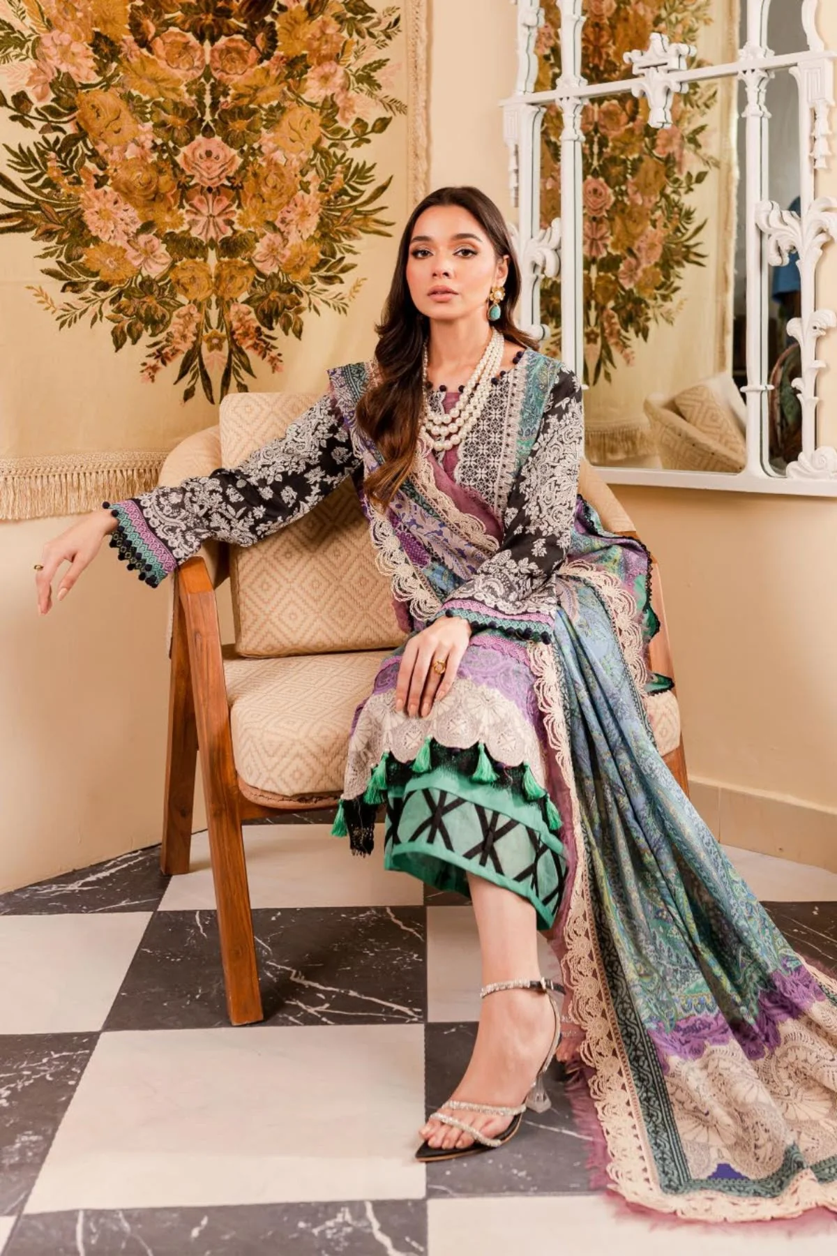 Firdous Cambric Prints 2023 – 20335-A - Image 4