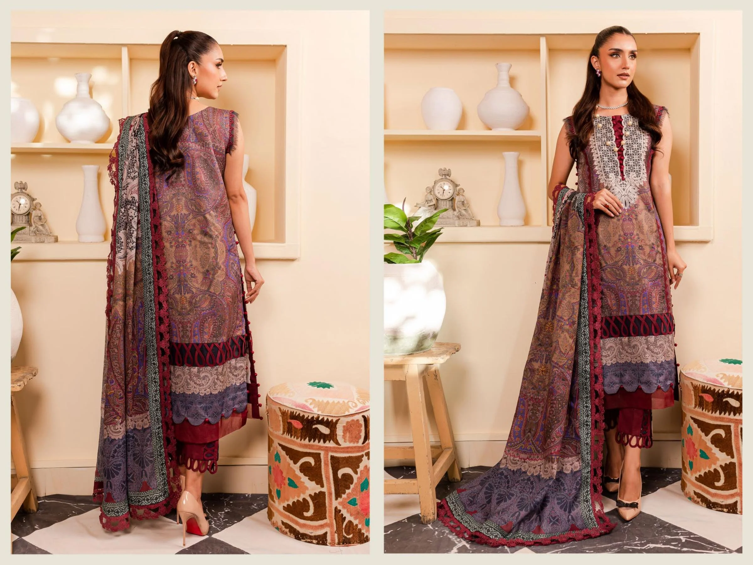Firdous Cambric Prints 2023 – 20335-B - Image 3