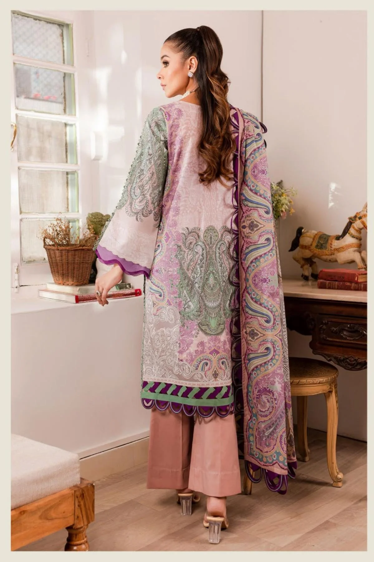 Firdous Cambric Prints 2023 – 20338-B - Image 2