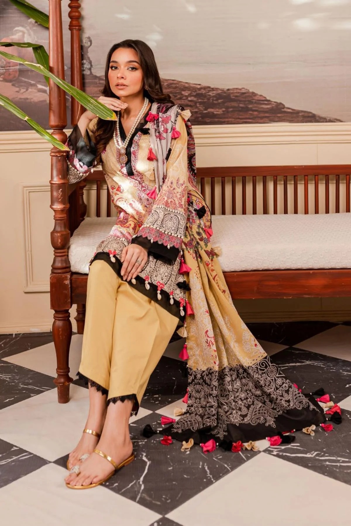 Firdous Cambric Prints 2023 – 20340-A - Image 2