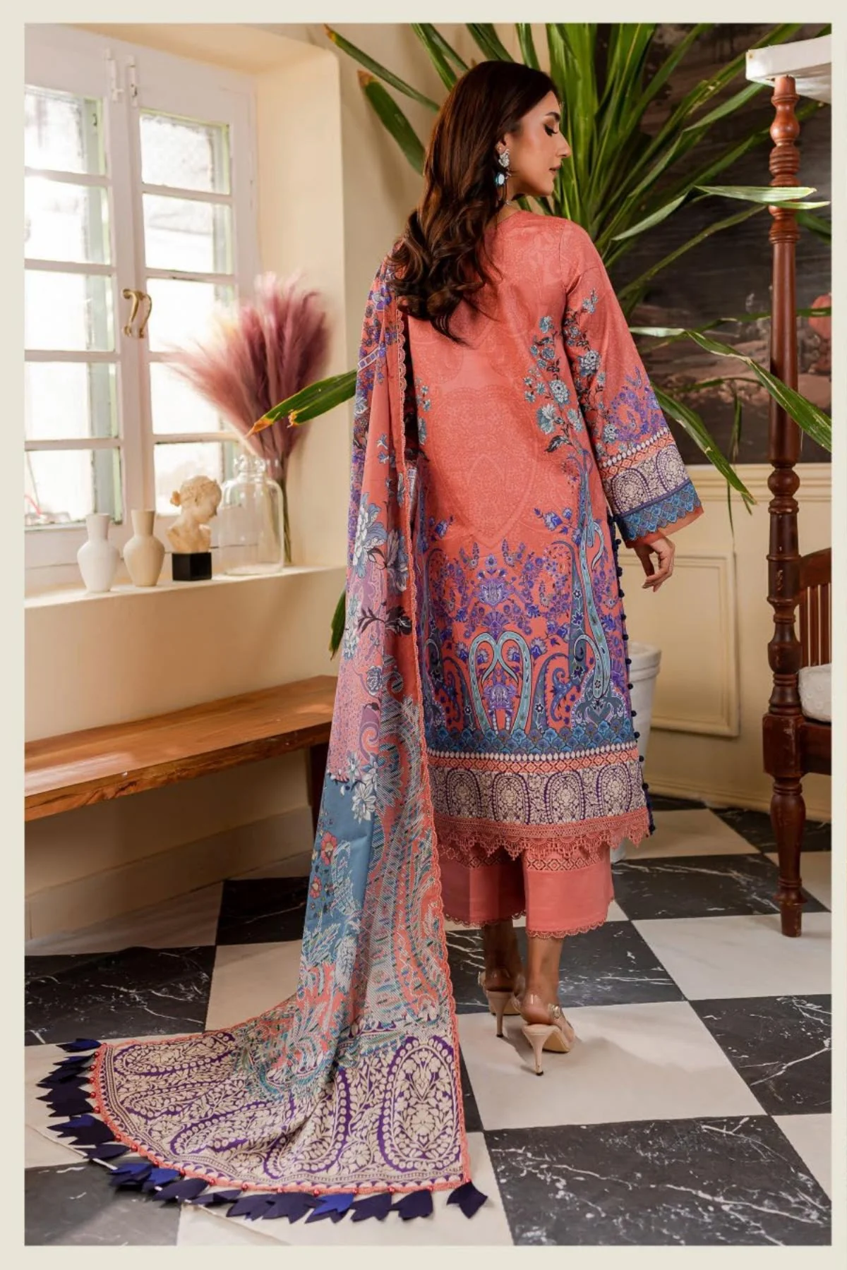 Firdous Cambric Prints 2023 – 20340-B - Image 2