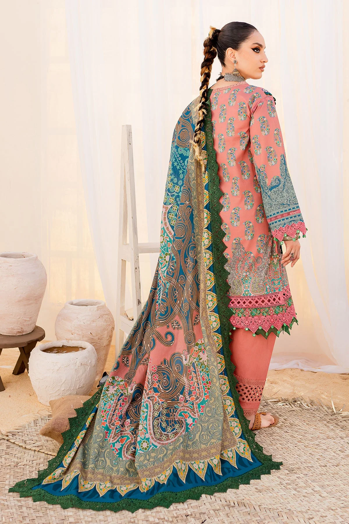 Firdous Lawn Collection Vol-II – 20202-B - Image 2