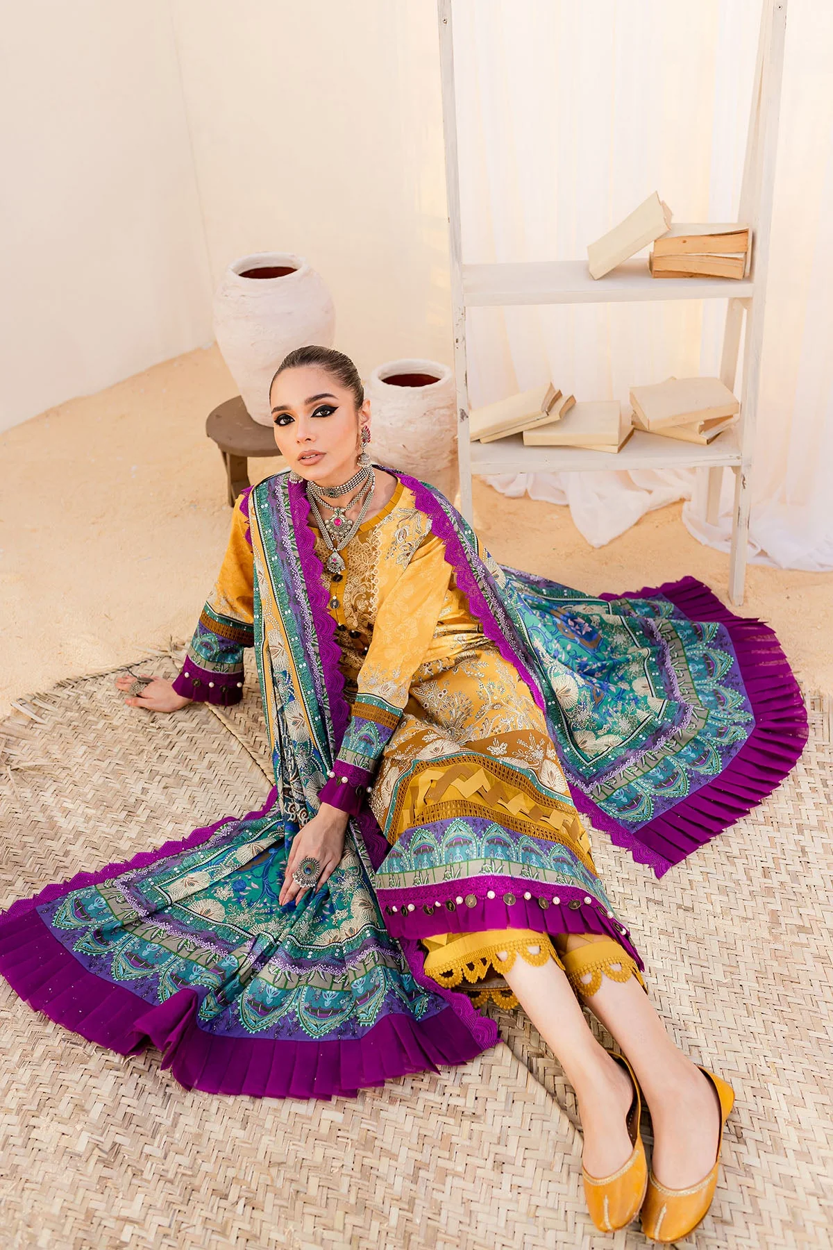 Firdous Lawn Collection Vol-II – 20214-B - Image 3