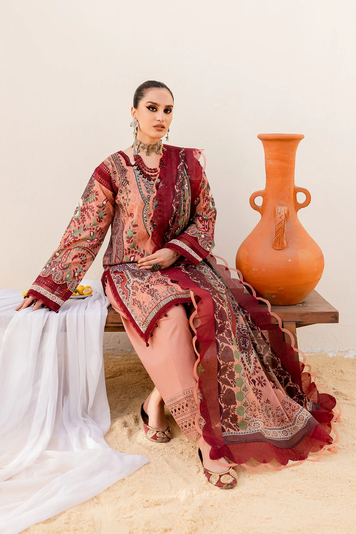 Firdous Lawn Collection Vol-II – 20223-A - Image 3