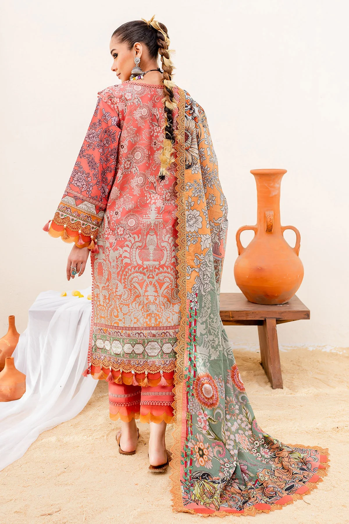 Firdous Lawn Collection Vol-II – 20225-A - Image 2